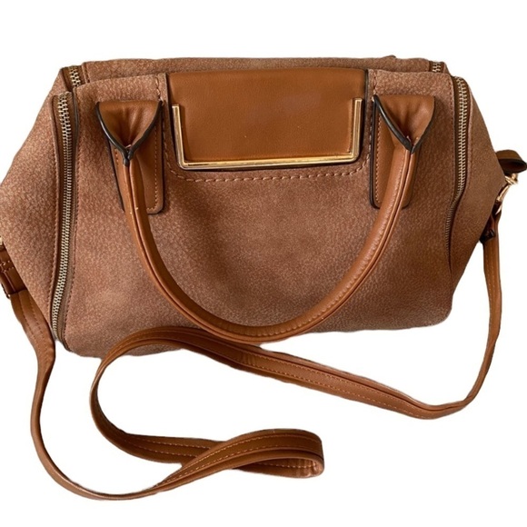 Camel Color Satchel - Picture 1 of 11